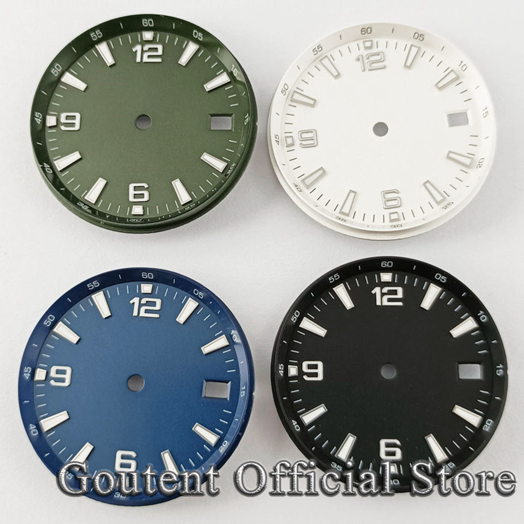 Gold 6138 - Goutent 31Mm Steriele Wijzerplaat Zwart Blauw