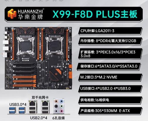 Zuid-China Gouden Medaille X99 - E5 2696 V3 recensie en prijs